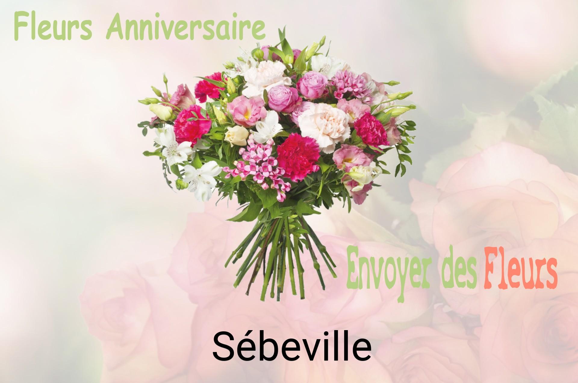 Bouquet de fleurs d’anniversaire livré à Sébeville